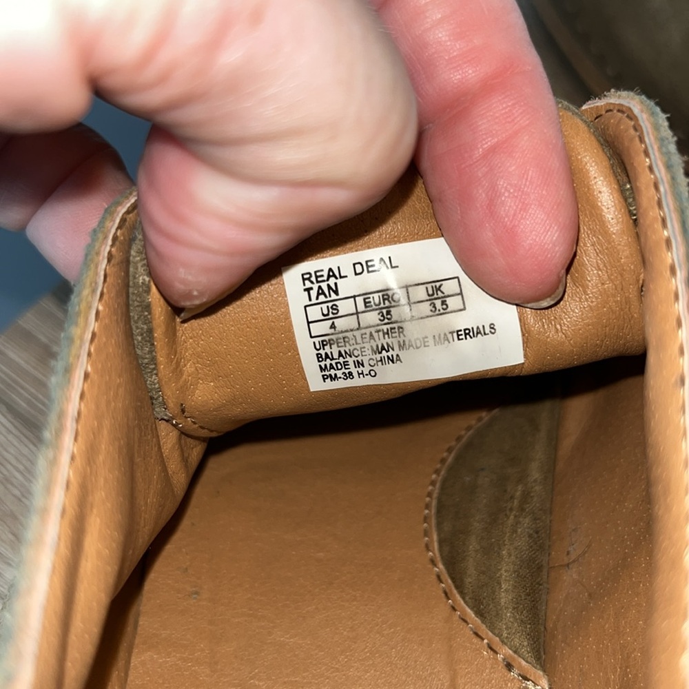 Kenneth Cole New York Tan Leather Lace Up Dress Shoes - Picture 7 of 7